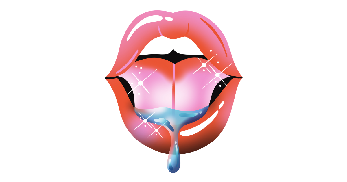 Twinkle Tongue saliva-boosting sachets brand imagery